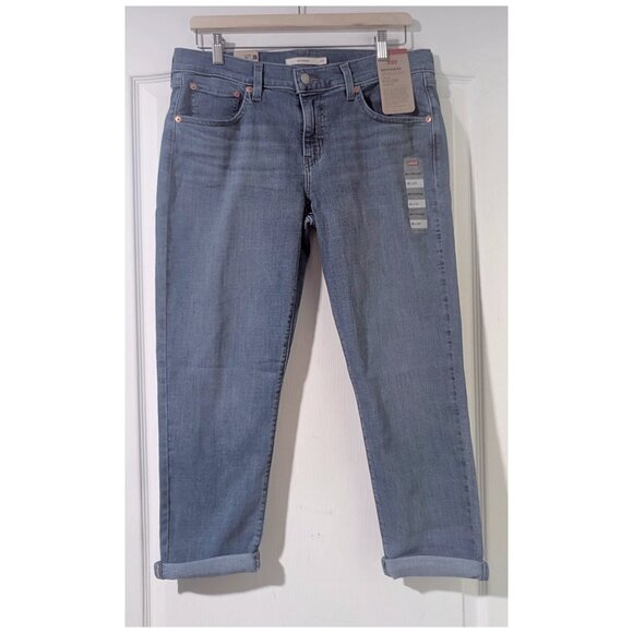 Levi's | Boyfriend Mid-Rise Jeans In Lapis Gem Medium Wash - Picture 3 of 12